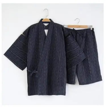 Pyjama Kimono Homme Coton Léger Style Jinbei
