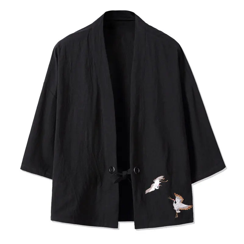 Robe Longue Lin Homme Style Chinois