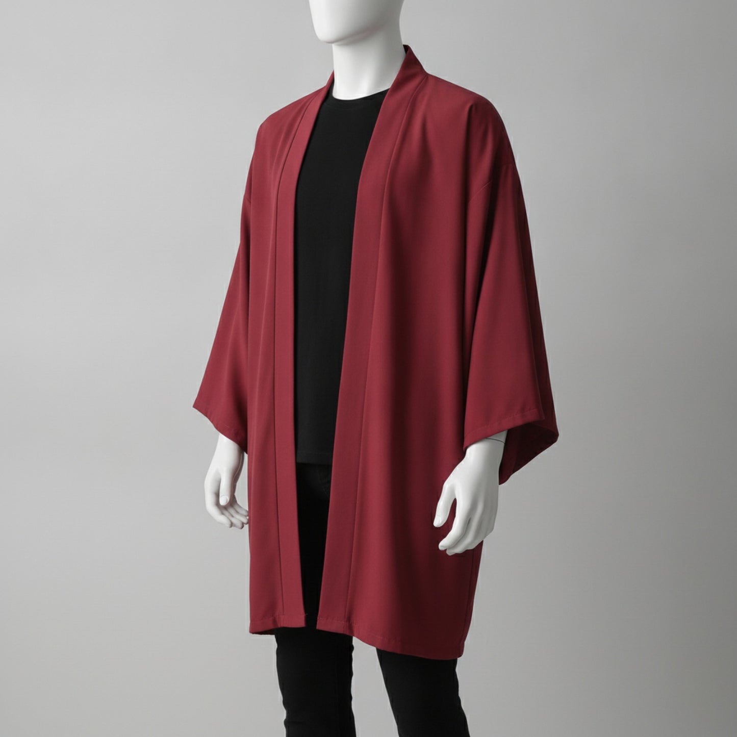 Kimono Poncho Long Hiyoshi Rouge