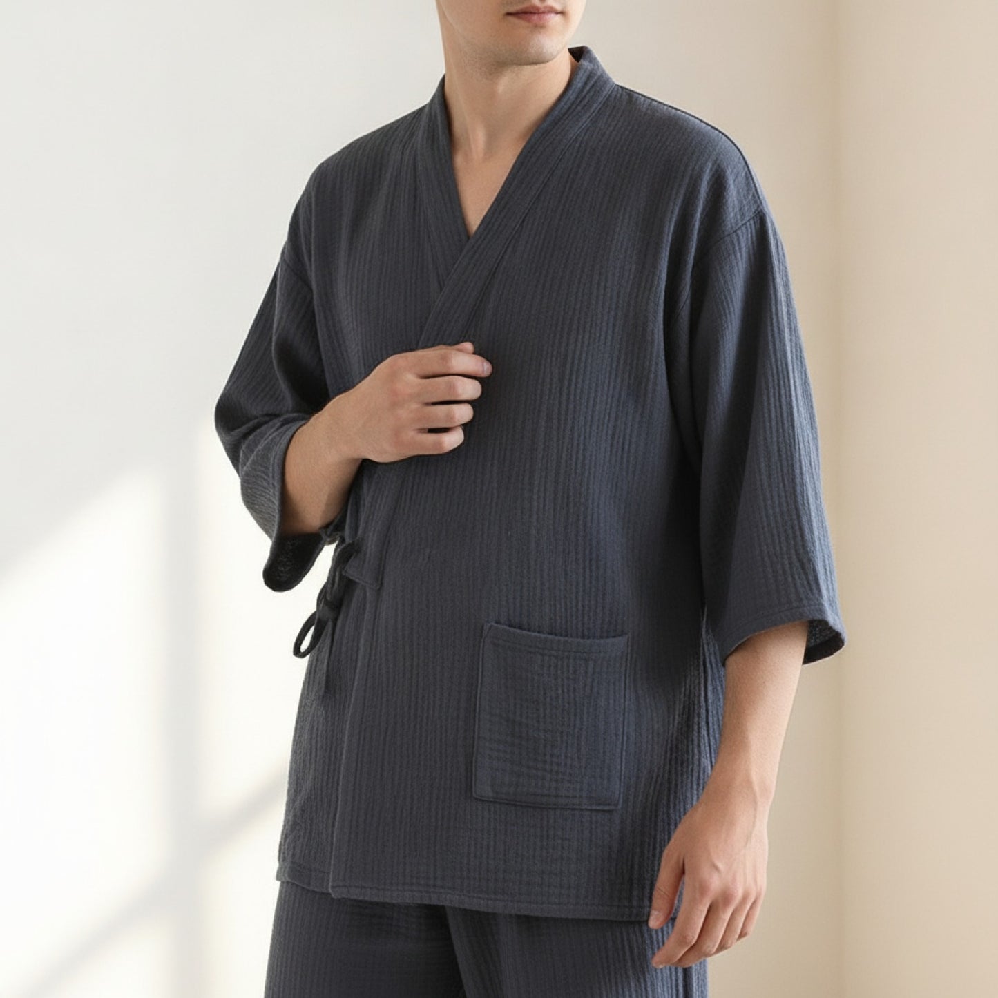 Pyjama Kimono Homme Gaze Fine