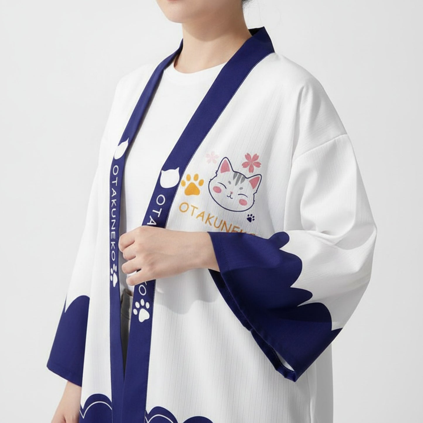 Cardigan Kimono Chiot & Chat 3D Unisexe