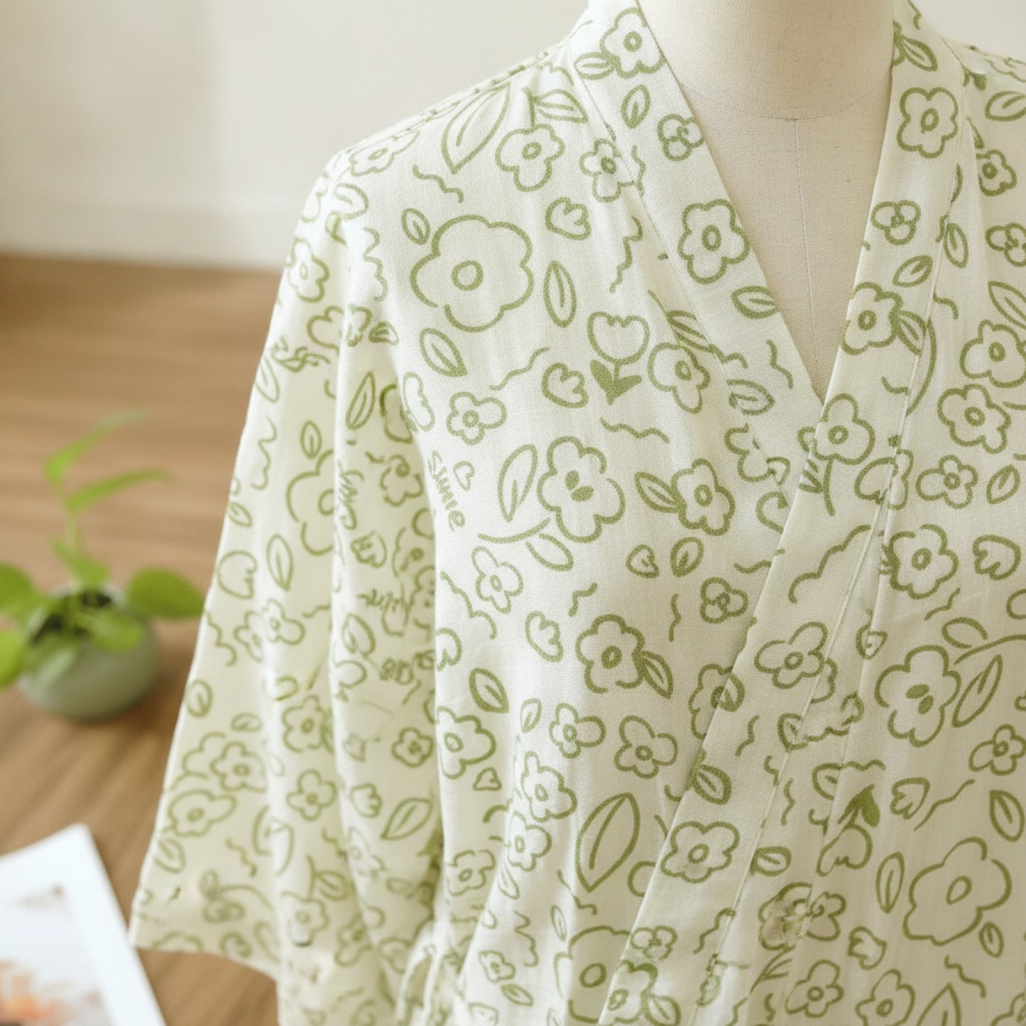 Pyjama Kimono Gaze de Coton Douceur Estivale