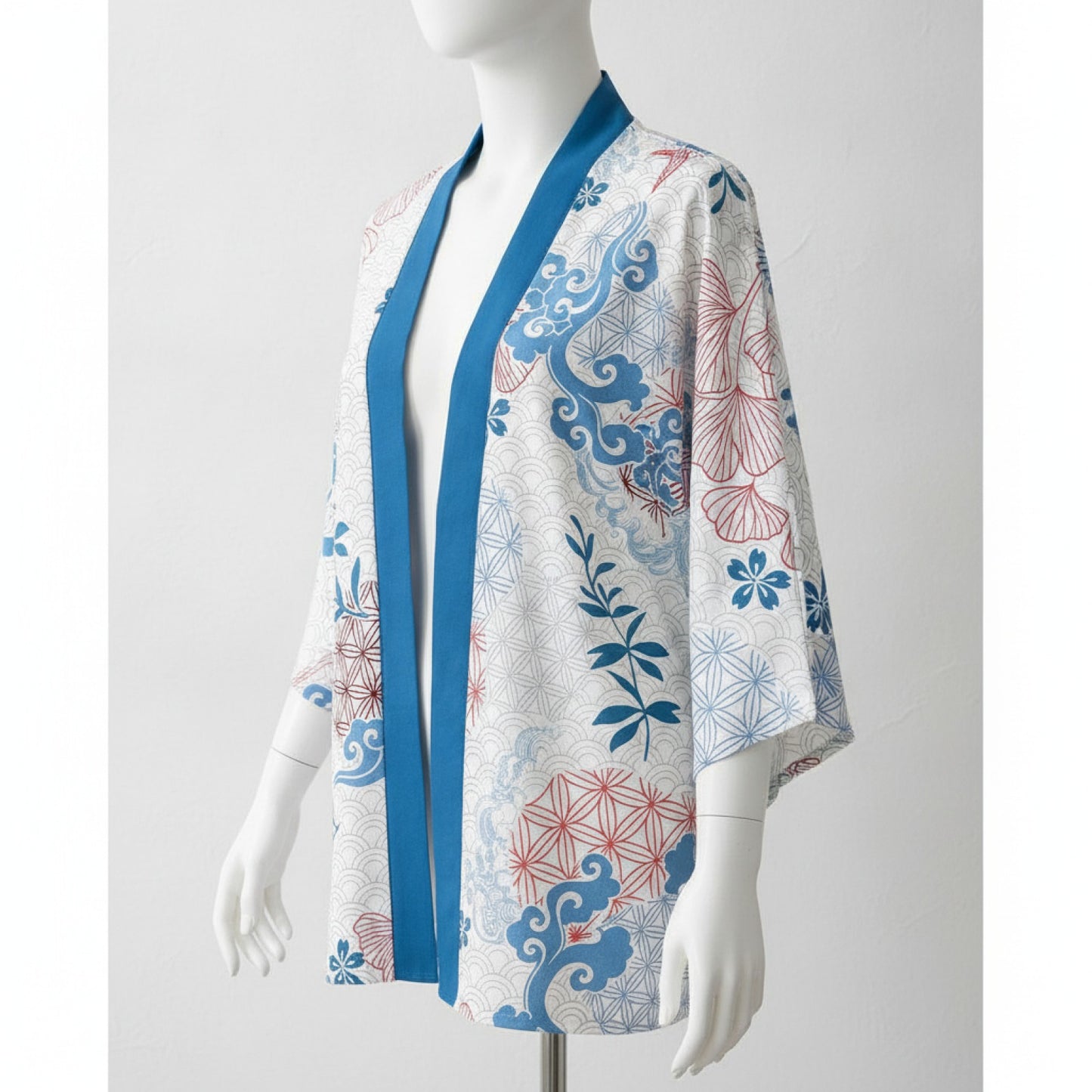 Kimono Yukata Femme Grue & Cerisier