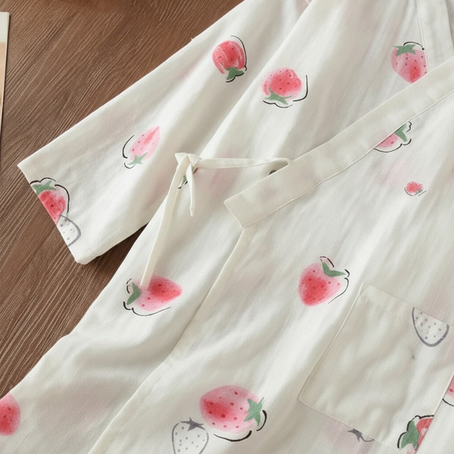 Pyjama Kimono Gaze de Coton Femme