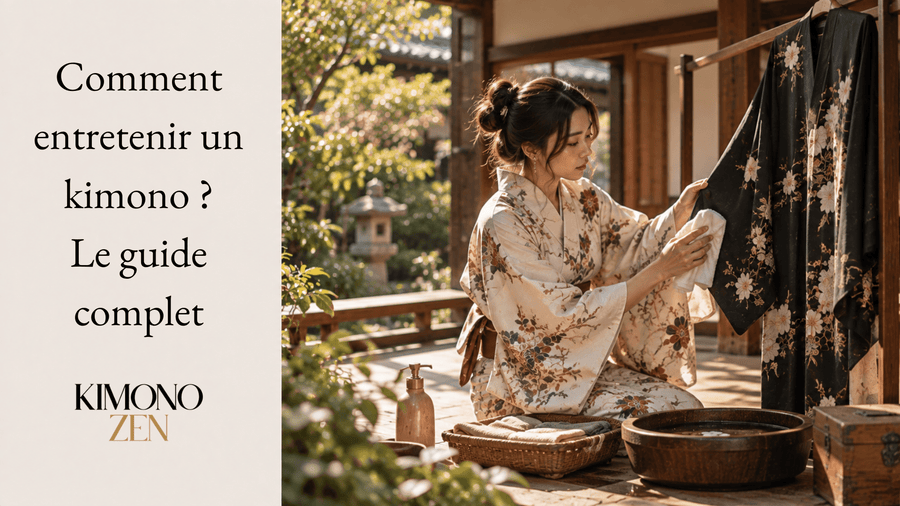 Comment entretenir un kimono ? Le guide complet - Kimono Zen