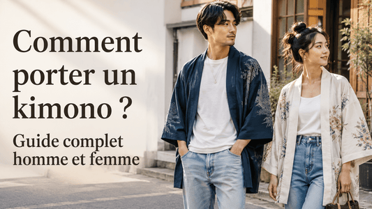 Comment porter un kimono ? Guide complet homme et femme - Kimono Zen