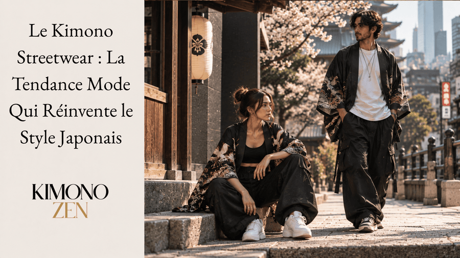 Le Kimono Streetwear : La Tendance Mode Qui Réinvente le Style Japonais - Kimono Zen