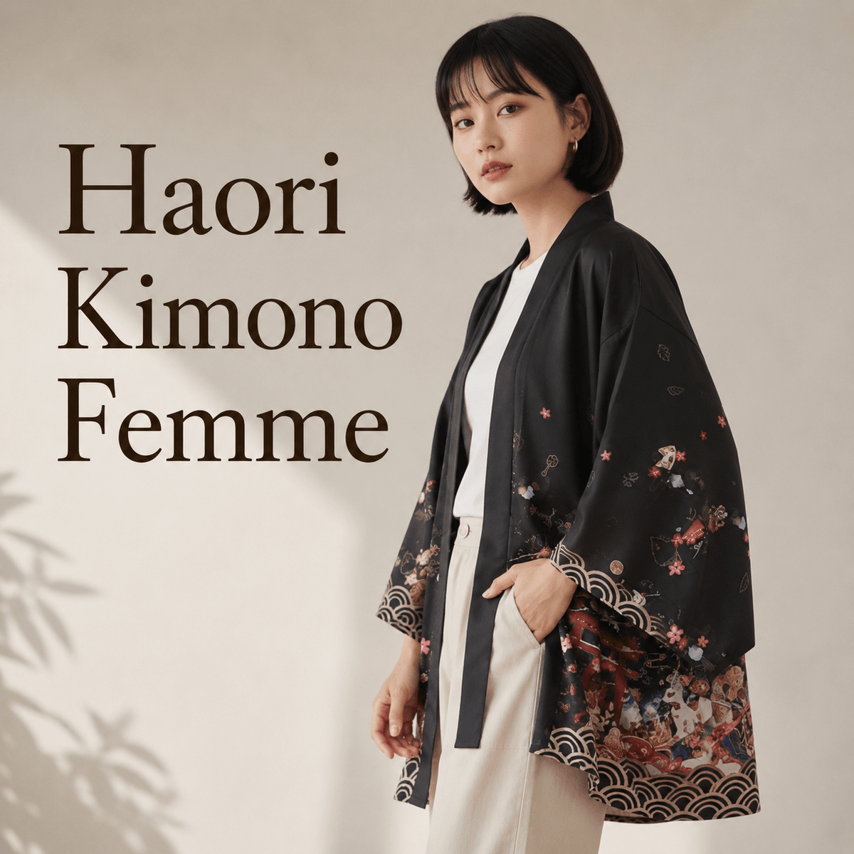 Haori Kimono Femme - Kimono Zen