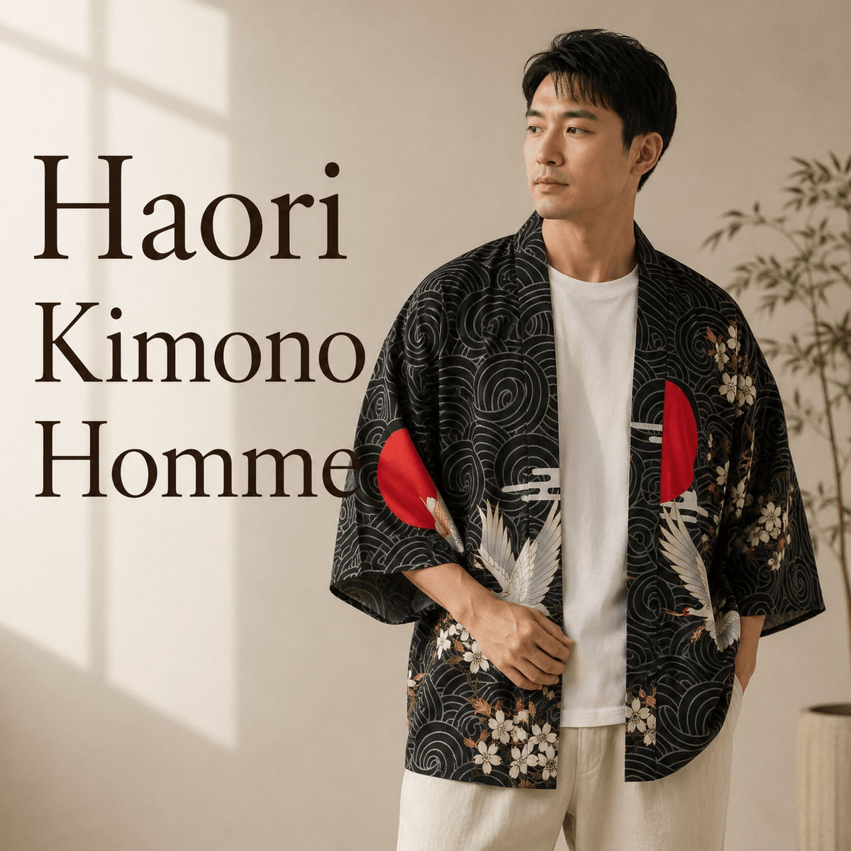 Haori Kimono Homme - Kimono Zen