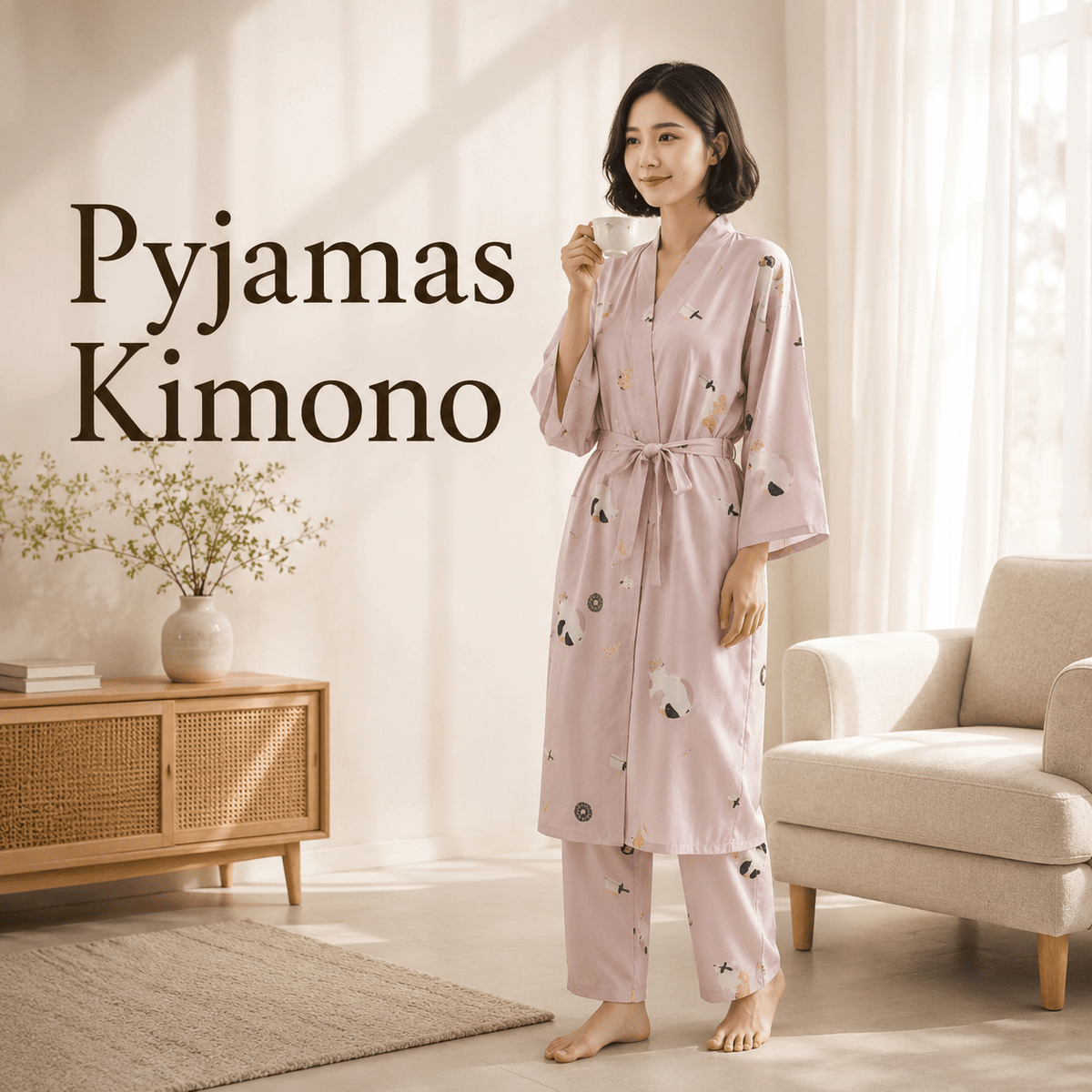 Pyjamas Kimono - Kimono Zen