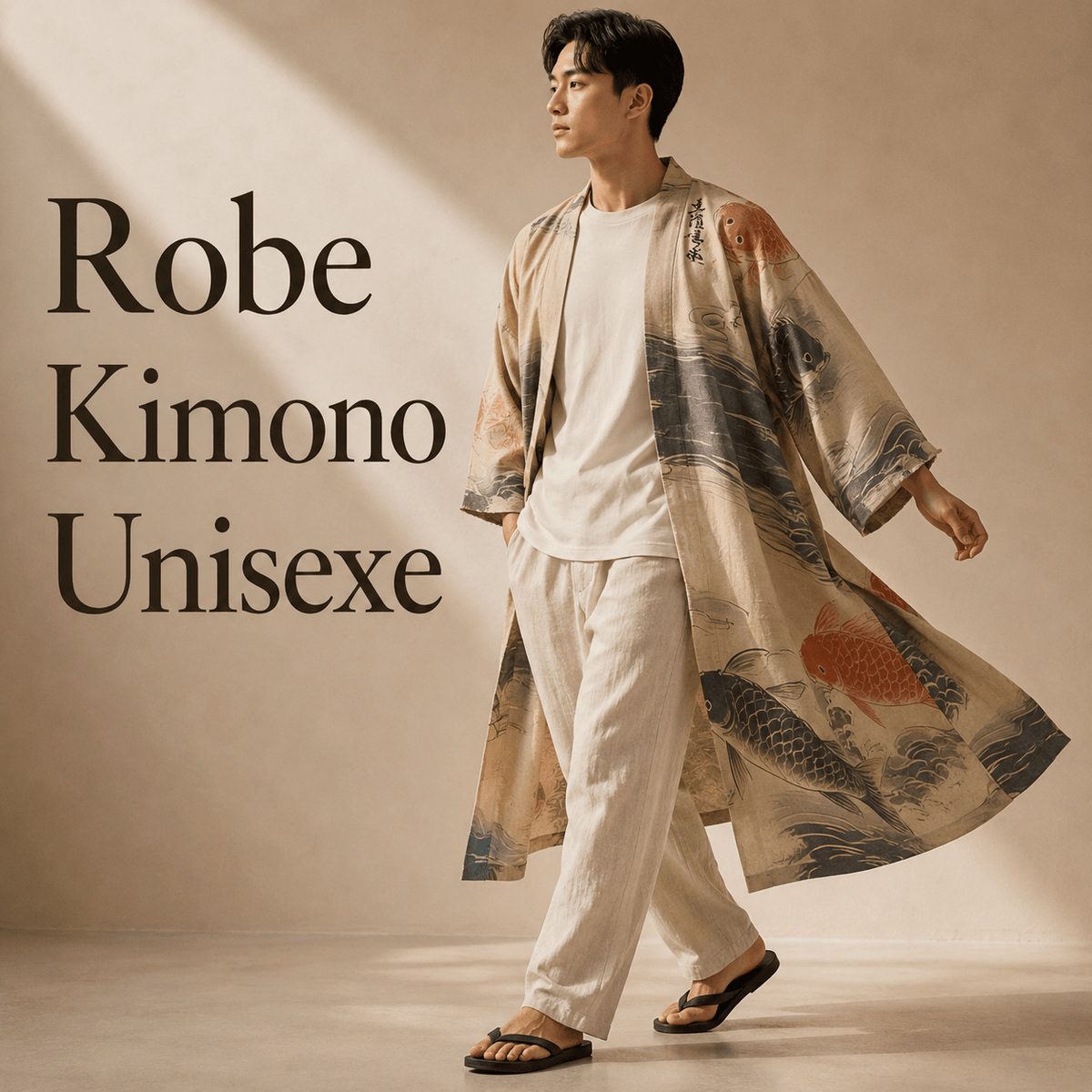 Robe Kimono Unisexe - Kimono Zen
