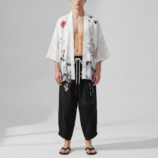 Ensemble Kimono Deux Pièces Homme – Blanc - XXS