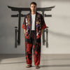Ensemble Kimono Pantalon Homme – Noir et Rouge - XXS