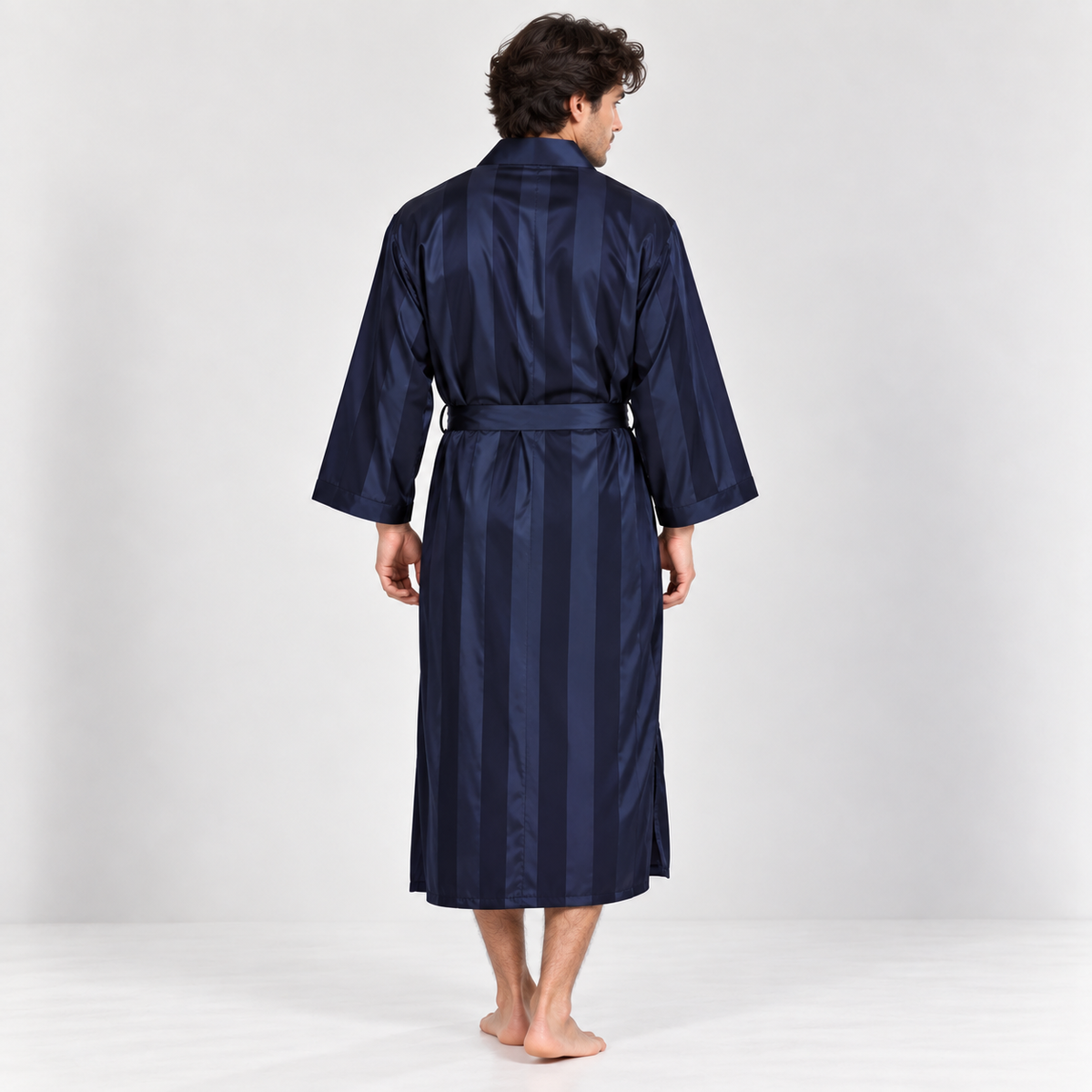 Peignoir Kimono Homme | Bleu Marine