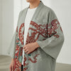 Cardigan Kimono Japonais Unisexe – Gris - XXS