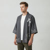 Kimono Vagues Japonais Homme – Gris - XS