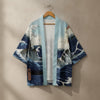 Kimono Vagues Japonais Homme – Bleu - XS