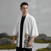 Kimono Style Ukiyoe Homme – Blanc - XXS