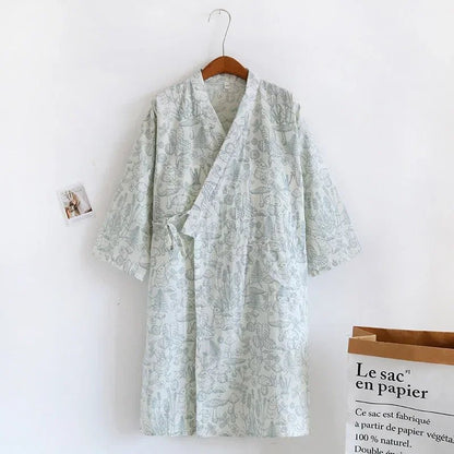 Pyjama Kimono Sérénité Femme – Blanc - M