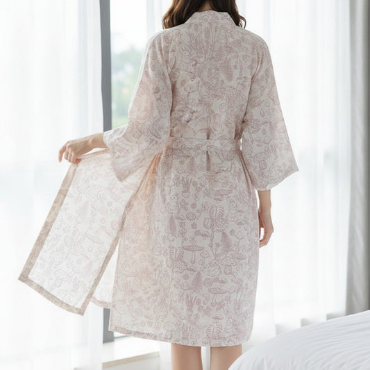 Pyjama Kimono Douceur Japonaise Femme – Rose - M