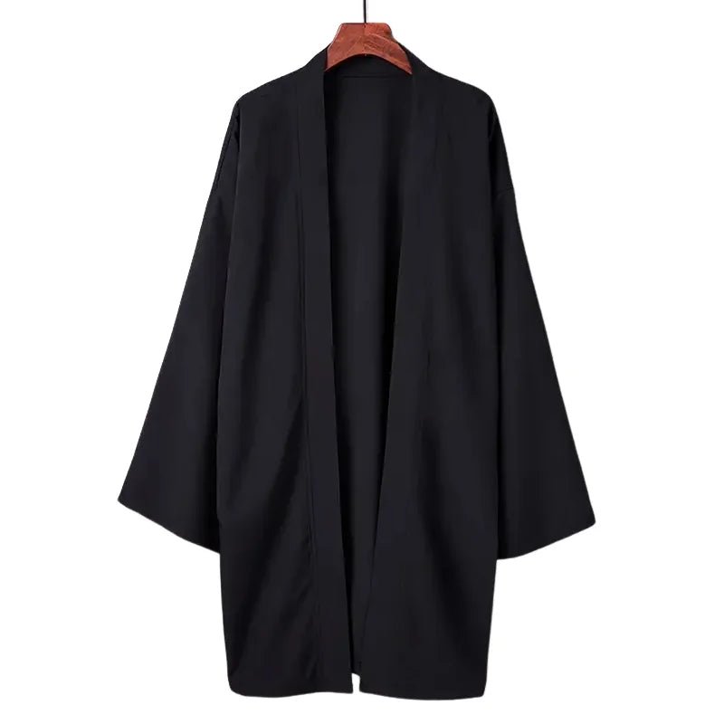 Robe Kimono Long Unisexe – Noir - S