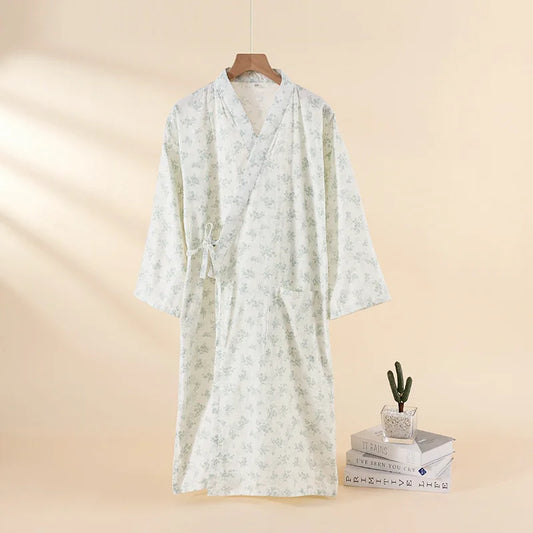 Kimono Pyjama Gaze de Coton Femme