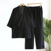 Pyjama Kimono Fine Homme – Noir - M