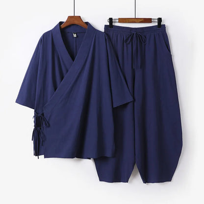 Ensemble Homme Style Chinois Coton Lin