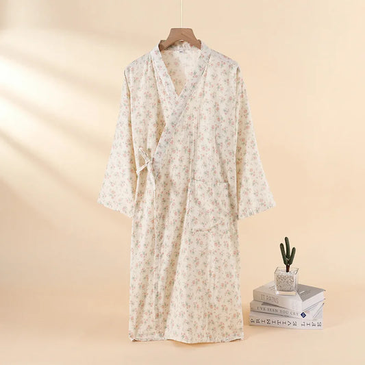 Pyjama Kimono Gaze de Coton Femme