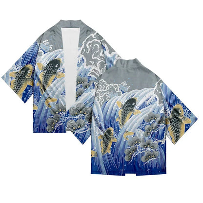Kimono Homme Ukiyoe Streetwear Japonais