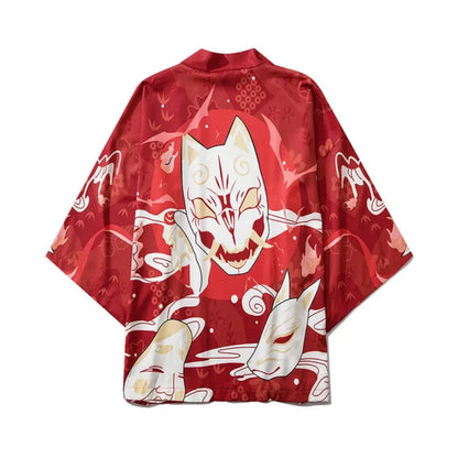 Kimono Sakura Inari Fox Unisexe