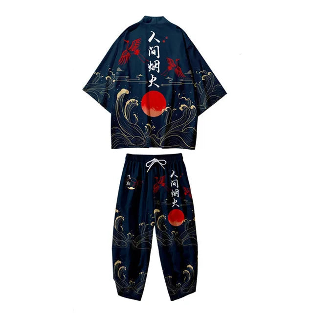 Ensemble Kimono Oversize Style Japonais