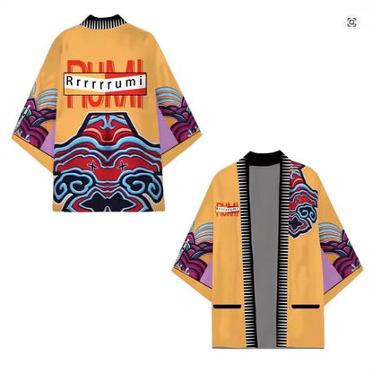 Veste Kimono Plumes : Élégance Bohème