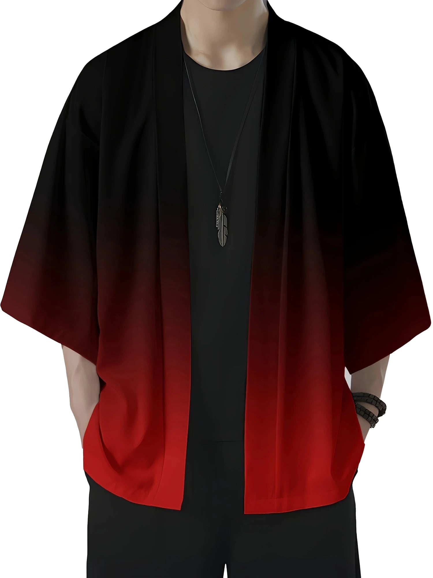 Kimono Homme Dégradé Léger - Style Estival & Streetwear