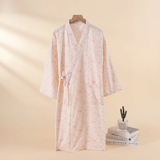 Pyjama Kimono Gaze de Coton Femme