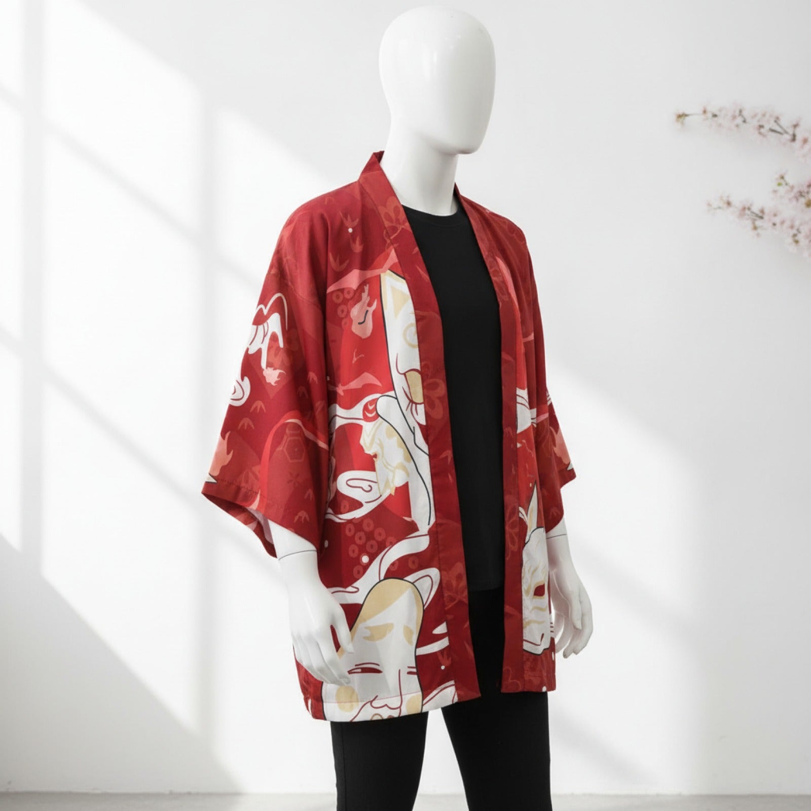 Kimono Sakura Inari Fox Unisexe