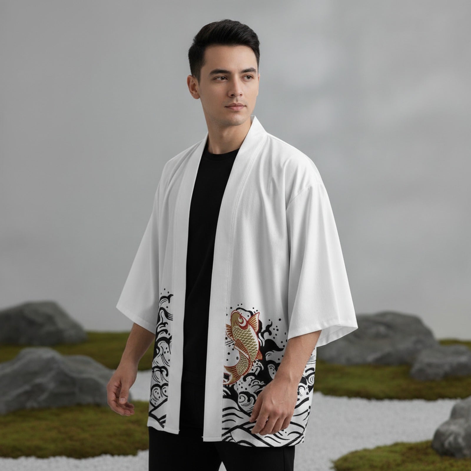 Kimono Ukiyoe Homme : Style Streetwear Japonais