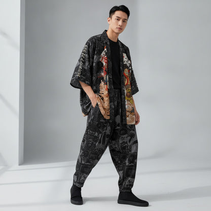 Ensemble 2 Pièces Japonais Oversize