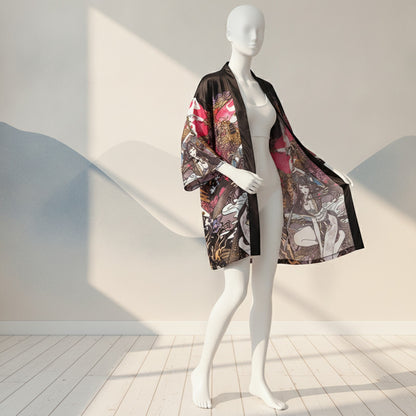 Robe Kimono Bohème Baleine Été