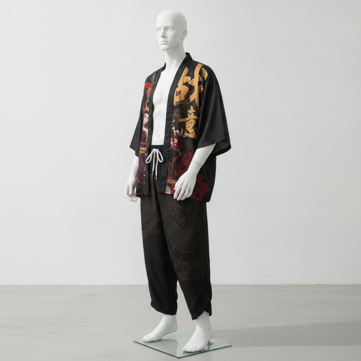 Costume Japonais Oversize Imprimé "Défaut"