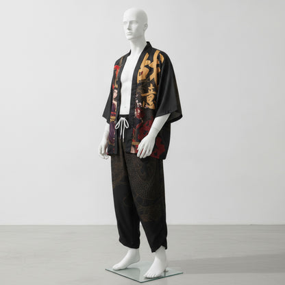 Costume Japonais Oversize Imprimé "Défaut"