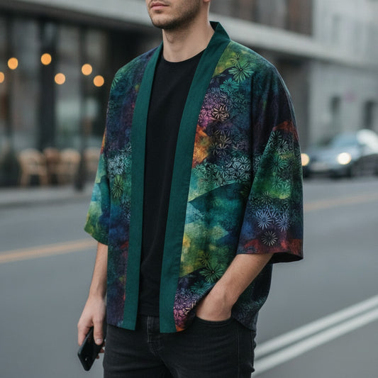 Cardigan Kimono Haori Style Japonais