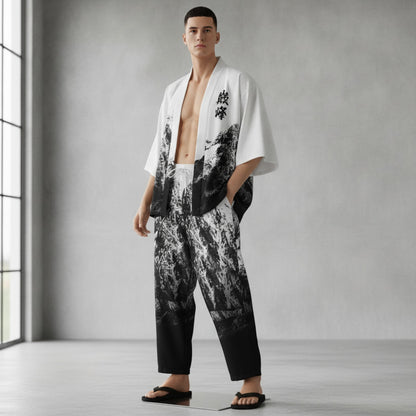 Ensemble Kimono Oversize Homme Style Japonais