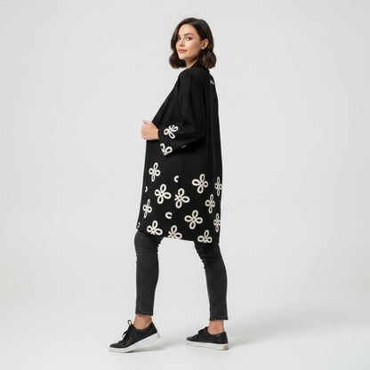 Kimono d'été femme : Yukata Harajuku grue & cerisier