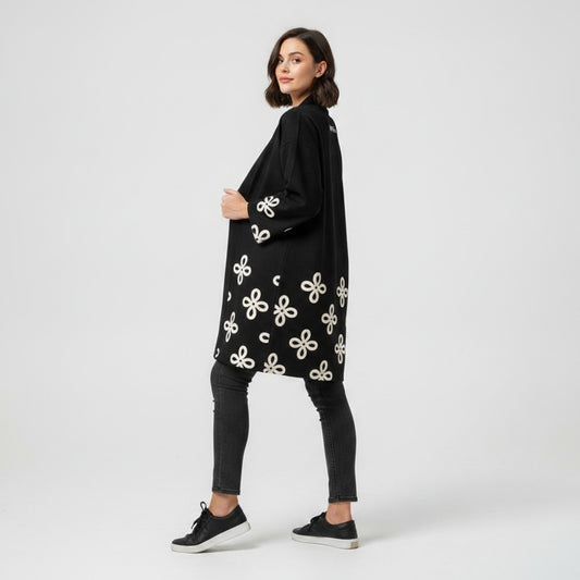 Kimono d'été femme : Yukata Harajuku grue & cerisier