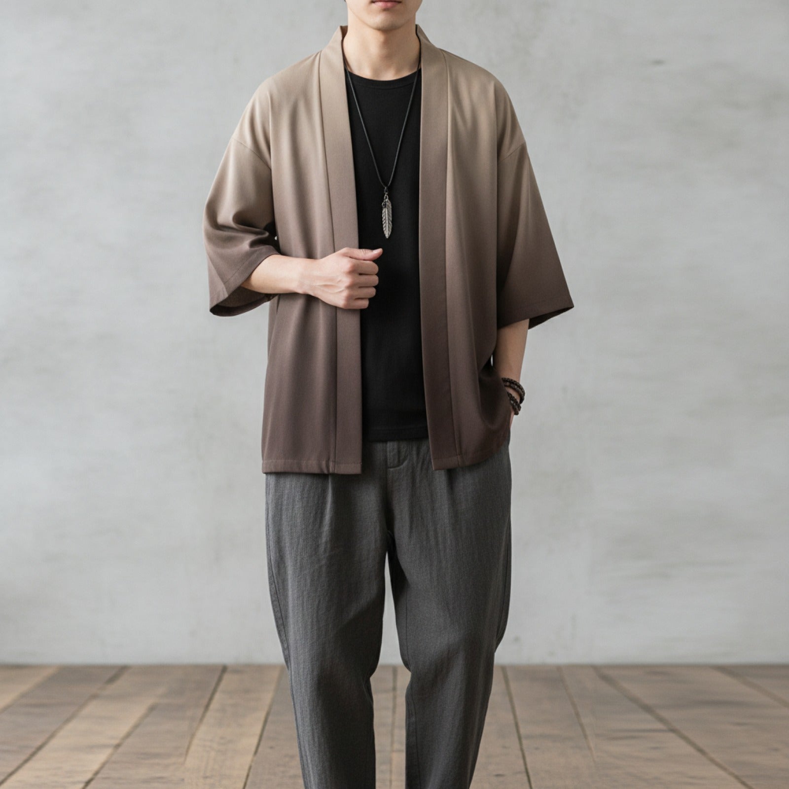 Kimono Homme Dégradé Ample Été