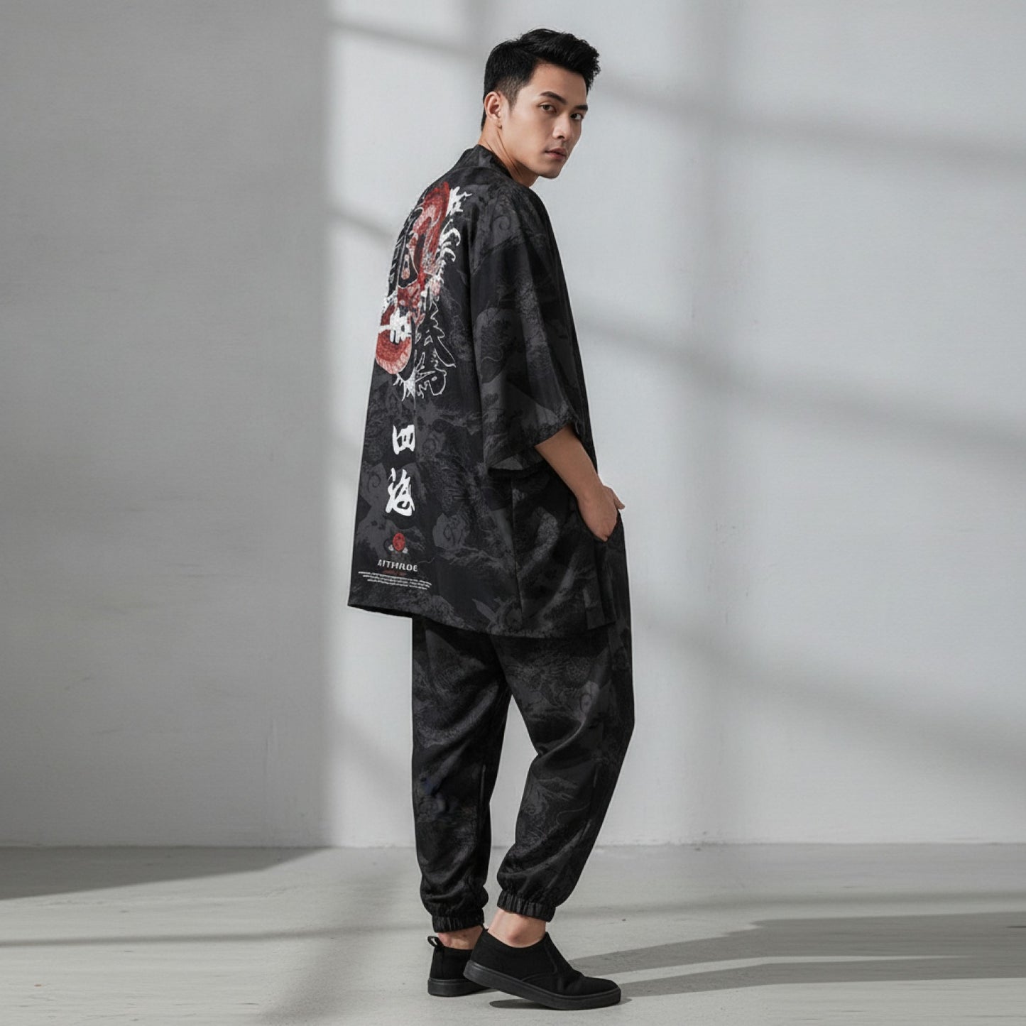Ensemble Kimono Oversize Style Japonais