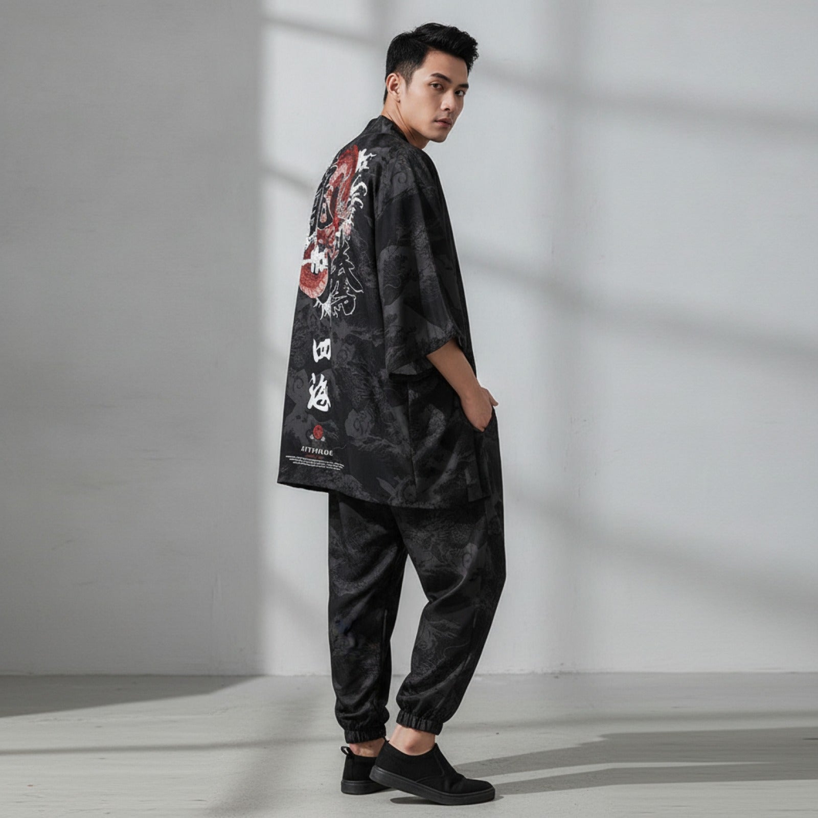 Ensemble Kimono Oversize Style Japonais