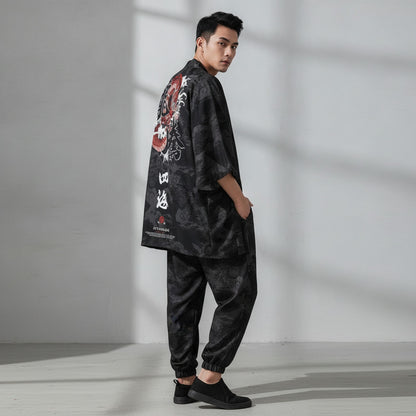 Ensemble Kimono Oversize Style Japonais