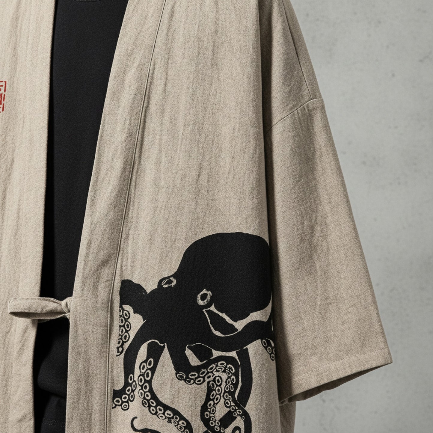 Haori Japonais Unisexe Coton Léger